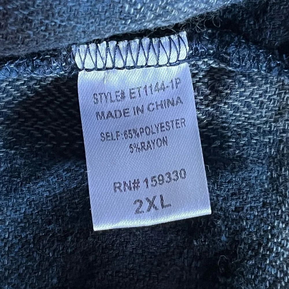 HEYSON Distressed Blue Plaid Jacket